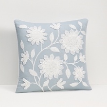 This decorative pillow is softly hued and features cheerfully nodding flowers on the vine for a classically pretty appeal. This decorative pillow is softly hued and features cheerfully nodding flowers on the vine for a classically pretty appeal.