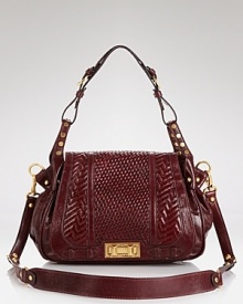 Fall hard and fast for the clean lines and perfect proportions of this Rebecca Minkoff leather satchel. It's one to love now and forever. Fall hard and fast for the clean lines and perfect proportions of this Rebecca Minkoff leather satchel. It's one to love now and forever.