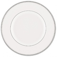 Encircled by scallops and cascading platinum dots, Dentelle brings to mind the exquisitely finished hems of Moniques couture bridal gowns. An accent plate with a full border in soft pearlescent gray casts a subtle shimmer. The refined border design, together with its modern color palette and finish, make this pattern as versatile as it is beautiful. Encircled by scallops and cascading platinum dots, Dentelle brings to mind the exquisitely finished hems of Moniques couture bridal gowns. An accent plate with a full border in soft pearlescent gray casts a subtle shimmer. The refined border design, together with its modern color palette and finish, make this pattern as versatile as it is beautiful.