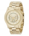 A luminous timepiece look from Michael Kors.