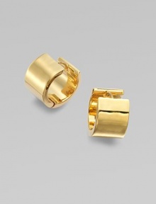 A versatile design with a shiny finish. BrassLength, about ½Hinge-and-post backImported A versatile design with a shiny finish. BrassLength, about ½Hinge-and-post backImported