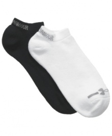 Stay on track with your high-energy days with these athletic no show socks from Under Armour. Stay on track with your high-energy days with these athletic no show socks from Under Armour.