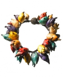 From Brazilian raw materials to handcrafted jewelry, Maria Oiticica's pieces are made of natural components, such as seeds and pods gathered from the floor of the Amazon. Her work is defined as biojewels, and has direct impact on environmental conservation, as local communities rely on the harvest of fallen fruit seeds. Discover Brasil. The bold colors. The exotic scents. The sensual textures. The natural sensations. Only at Macy's. From Brazilian raw materials to handcrafted jewelry, Maria Oiticica's pieces are made of natural components, such as seeds and pods gathered from the floor of the Amazon. Her work is defined as biojewels, and has direct impact on environmental conservation, as local communities rely on the harvest of fallen fruit seeds. Discover Brasil. The bold colors. The exotic scents. The sensual textures. The natural sensations. Only at Macy's.