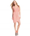 Bright stripes make this Vince Camuto dress both a graphic yet girly pick for summer style!