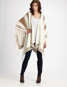 This romantic, western-inspired cotton style features a front tie and a fringed hemline.Front tie closureFringed edgesAbout 34 from shoulder to hemCottonDry cleanImportedModel shown is 5'9 (175cm). This romantic, western-inspired cotton style features a front tie and a fringed hemline.Front tie closureFringed edgesAbout 34 from shoulder to hemCottonDry cleanImportedModel shown is 5'9 (175cm).