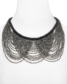 Color pop your way to cool with this beaded bib necklace from Aqua, accented by cascading silver and turquoise beads. It's the piece we want bright now. Color pop your way to cool with this beaded bib necklace from Aqua, accented by cascading silver and turquoise beads. It's the piece we want bright now.