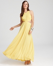 BCBGMAXAZRIA Gown - Cutout Waist and Back