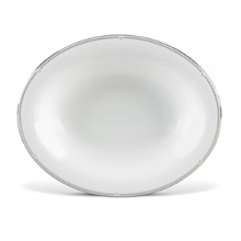 Sloane Square features a chic and simple tailored band, with details of platinum dots, which create a clean and sophisticated look. The accent plate features a wide band of gray mica with true geometric flare in the quadrant design around the border of the plate. Made in England. Sloane Square features a chic and simple tailored band, with details of platinum dots, which create a clean and sophisticated look. The accent plate features a wide band of gray mica with true geometric flare in the quadrant design around the border of the plate. Made in England.