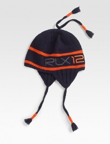 A smart lambswool hat with pom-poms, contrast stripes, and ear flaps to keep you warm.Tasseled pom-pom detailEar-flapsFittedRibbed hemLambswoolDry cleanImported A smart lambswool hat with pom-poms, contrast stripes, and ear flaps to keep you warm.Tasseled pom-pom detailEar-flapsFittedRibbed hemLambswoolDry cleanImported