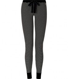 Lounge around in cozy-chic style in Juicy Coutures striped thermal leggings, cool enough to wear with a parka and boots for running those lazy weekend errands - Elasticized drawstring waistline, decorative gold-toned buttoned fly detail, fitted cuffs, black trim - Easy slim fit - Team with the matching top and shearling lined slippers Lounge around in cozy-chic style in Juicy Coutures striped thermal leggings, cool enough to wear with a parka and boots for running those lazy weekend errands - Elasticized drawstring waistline, decorative gold-toned buttoned fly detail, fitted cuffs, black trim - Easy slim fit - Team with the matching top and shearling lined slippers