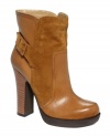 Jessica Simpson's Callian booties feature a leather and suede combination on the upper that makes them so sophisticated.