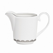 Vera Wang introduces Flirt fine bone china dinnerware. This platinum banded pattern features a modern scallop lace motif and a contemporary take on traditional lace work. Decoration on the inner verge of the accent plate, bread and butter and tea saucer adds a flirtatious touch of whimsy. Vera Wang introduces Flirt fine bone china dinnerware. This platinum banded pattern features a modern scallop lace motif and a contemporary take on traditional lace work. Decoration on the inner verge of the accent plate, bread and butter and tea saucer adds a flirtatious touch of whimsy.
