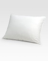 The first step to a good night's sleep, made with a supremely cushy and cozy down alternative essential for those with sensitivities to down. Double-stitched piping 20 X 26 Hypo-allergenic microfiber fill Cotton sateen cover Machine wash Made in USA 