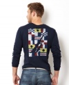 Convey your message without saying a word with this long sleeve Signal Flag t-shirt by Nautica.