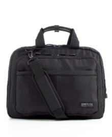 There's a place for everything in an expandable briefcase that takes into account your ever-changing itinerary, offering pockets designed for your business essentials, a removable laptop sleeve that slips in and out with ease and a two-file divider to keep paperwork in order no matter where you go. Limited lifetime warranty. There's a place for everything in an expandable briefcase that takes into account your ever-changing itinerary, offering pockets designed for your business essentials, a removable laptop sleeve that slips in and out with ease and a two-file divider to keep paperwork in order no matter where you go. Limited lifetime warranty.