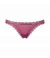 Sultry mulberry lace-trim briefs - Turn up the heat in these chic everyday briefs - Adorable lace trim and comfortable fit - Perfect under any outfit - Made by La Perla, the high-end lingerie company loved by A-list celebrities