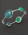 Ippolita Seafoam Wonderland Sterling Silver Lollipop Bangle in Seafoam