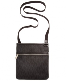 Add some signature style to your accessories arsenal with this logo print design from MICHAEL Michale Kors. Outfitted with the iconic MK monogram and convenient crossbody strap, it's the perfect finish to your everyday look. Add some signature style to your accessories arsenal with this logo print design from MICHAEL Michale Kors. Outfitted with the iconic MK monogram and convenient crossbody strap, it's the perfect finish to your everyday look.
