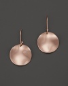 These modern earrings from Ippolita are luxe in polished rosegold, shaped to exude a freeform look.