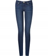 Detailed with the perfect amount of stretch for that second skin feel, Juicy Coutures skinny jeans are an essential addition to your staples wardrobe - Classic five-pocket style, button closure, zip fly, belt loops - Form-fitting - Dress them up with silk tops and heel, or for a more casual look, with pullovers and flats