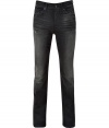 Add instant style to your casual look with these elegantly distressed jeans from Seven for all Mankind - Five-pocket styling, belt loops, logo detailed back pockets, stylishly distressed - Slim cut - Wear with a cashmere pullover and retro-inspired sneakers or with a henley, a blazer, and motorcycle boots