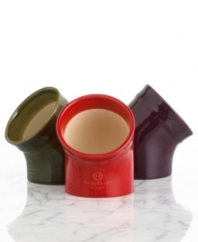 Need a pinch of salt? Emile Henry caters to the gourmet chef with this charming countertop salt pig. Crafted from burgundy clay, this busy kitchen essential has a wide mouth, arched hood and classic shape, all in a defining vibrant hue, so busy hands can grab a dash of the seasoning without getting food or debris inside. 10-year warranty. Need a pinch of salt? Emile Henry caters to the gourmet chef with this charming countertop salt pig. Crafted from burgundy clay, this busy kitchen essential has a wide mouth, arched hood and classic shape, all in a defining vibrant hue, so busy hands can grab a dash of the seasoning without getting food or debris inside. 10-year warranty.