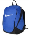 Get to the field with all your gear when you keep it safe in this Nike backpack with 5 compartments, including an essential ball-carry compartment.