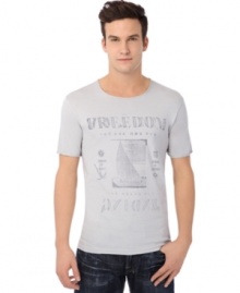 Kick your weekend wardrobe up a notch with this sweet graphic tee from Buffalo David Bitton. Kick your weekend wardrobe up a notch with this sweet graphic tee from Buffalo David Bitton.