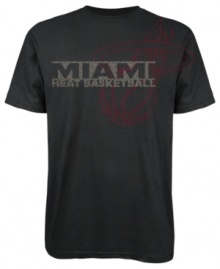 Show your love for the Miami Heat in this cool graphic tee by adidas. Show your love for the Miami Heat in this cool graphic tee by adidas.