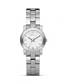 Make time for shine. It might be mini but this stainless steel watch from MARC BY MARC JACOBS makes a major round-the-clock statement.