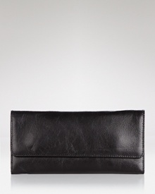 Hobo's luxe leather wallet is a smooth cash stasher with an smartphone pocket to boot. The cool compact keeps your essentials close, in your day bag or as a cocktail-ready clutch. Hobo's luxe leather wallet is a smooth cash stasher with an smartphone pocket to boot. The cool compact keeps your essentials close, in your day bag or as a cocktail-ready clutch.