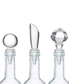 The epitome of high style and luxury, Lenox Tuscany bottle stoppers raise the bar for entertaining. Made of solid crystal in classic shapes, they make an impressive gift for wine lovers. Qualifies for Rebate The epitome of high style and luxury, Lenox Tuscany bottle stoppers raise the bar for entertaining. Made of solid crystal in classic shapes, they make an impressive gift for wine lovers. Qualifies for Rebate