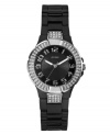 Go ahead and make a scene with this dramatic watch by GUESS.