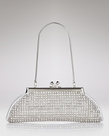 Make a glamorous statement with this dazzling rhinestone clutch from La Regale -- the perfect piece to dress up your LBD. Make a glamorous statement with this dazzling rhinestone clutch from La Regale -- the perfect piece to dress up your LBD.