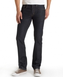 Levi's combines a modern slim fit with a wash that helps you always keep it cool, making these straight-leg blues a cool complement to your weekend wardrobe. Levi's combines a modern slim fit with a wash that helps you always keep it cool, making these straight-leg blues a cool complement to your weekend wardrobe.