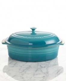 The way great meals were meant to be made. This gorgeous heavy-duty casserole is constructed of scratch-resistant stoneware, a non-porous enameled material that's perfect for preparation, serving and storage for a true one-pot meal anyone could love. Limited lifetime warranty. The way great meals were meant to be made. This gorgeous heavy-duty casserole is constructed of scratch-resistant stoneware, a non-porous enameled material that's perfect for preparation, serving and storage for a true one-pot meal anyone could love. Limited lifetime warranty.