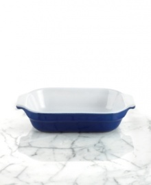Have a vegetarian and meat lover under the same roof? Give them both exactly what they want with this ideally sized individual lasagna dish. Earthenware construction distributes heat evenly and browns beautifully for a perfect portion every time. Convenient handles make the dish easy to move from oven to table. Available in several colors to perk up any kitchen. Have a vegetarian and meat lover under the same roof? Give them both exactly what they want with this ideally sized individual lasagna dish. Earthenware construction distributes heat evenly and browns beautifully for a perfect portion every time. Convenient handles make the dish easy to move from oven to table. Available in several colors to perk up any kitchen.