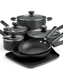 Ready, set, cook! The chef's match for making more and making great taste, Circulon's Classic Cookware introduces hard-anodized excellence and the Total® Food Release System into your space. Transforming the way you work, this versatile set heats up quickly and evenly, eliminate hot spots that burn and ruin food, while also releasing meals with incredible ease. Lifetime limited warranty. Ready, set, cook! The chef's match for making more and making great taste, Circulon's Classic Cookware introduces hard-anodized excellence and the Total® Food Release System into your space. Transforming the way you work, this versatile set heats up quickly and evenly, eliminate hot spots that burn and ruin food, while also releasing meals with incredible ease. Lifetime limited warranty.