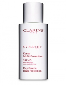 Triple protection against sun, pollution and daily stresses, so you can face the day without a care. Ultra lightweight, oil-free formula that easily blends into skin. 1.7 oz. Triple protection against sun, pollution and daily stresses, so you can face the day without a care. Ultra lightweight, oil-free formula that easily blends into skin. 1.7 oz.