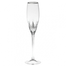 A classic pattern now features a platinum metal band creating pieces that are even more striking than the original. Wine, goblet, flute and iced beverage are available to make a full suite. A classic pattern now features a platinum metal band creating pieces that are even more striking than the original. Wine, goblet, flute and iced beverage are available to make a full suite.