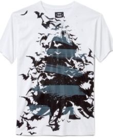 Fly by night. This Batman graphic tee from Ecko Unltd is the coolest way to pay homage to the Dark Knight.