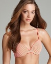 Under tees and tanks, Josie's striped T-shirt bra gives great coverage for a smooth, flattering shape. Style #832151.