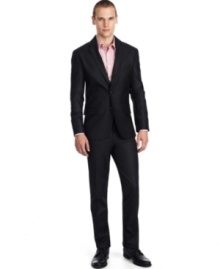 Sleek and slim, this Kenneth Cole Reaction sport coat will have you looking good day to night.