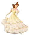 Whisk Belle from the ballroom, right into your home! Imprisoned no more, the kindhearted heroine from Beauty and the Beast radiates happiness in her billowing porcelain gown. Friends Mrs. Potts and Lumiere adorn the Disney collectible in radiant gold. Qualifies for Rebate