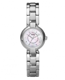 A classic dress watch with a sleek steel finish, by Fossil.