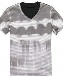 This tie-dyed v-neck from Bar III infuses your wardrobe with some retro-hip style.