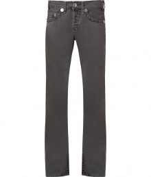 A stylishly distressed wash and slim cut makes these True Religion jeans a casual must-have - Classic five-pocket styling, slim leg, large decorative stitch details - Style with a worn-in tee and trainers A stylishly distressed wash and slim cut makes these True Religion jeans a casual must-have - Classic five-pocket styling, slim leg, large decorative stitch details - Style with a worn-in tee and trainers