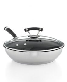 Cook more. A deep design with sloped sides and handy tempered glass lid dishes out tender, flavor-rich meals. A stainless steel construction with encapsulated aluminum base evenly distributes heat and offers the TOTAL Food Release System and Dupont Autograph Nonstick for simple release, healthier cooking & easy cleanup. Lifetime warranty. Cook more. A deep design with sloped sides and handy tempered glass lid dishes out tender, flavor-rich meals. A stainless steel construction with encapsulated aluminum base evenly distributes heat and offers the TOTAL Food Release System and Dupont Autograph Nonstick for simple release, healthier cooking & easy cleanup. Lifetime warranty.