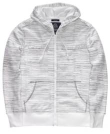 There's nothing sketchy about this style. Print stripe graphics make this hoodie from American Rag stand out from the rest of the crowd. There's nothing sketchy about this style. Print stripe graphics make this hoodie from American Rag stand out from the rest of the crowd.