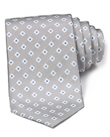 Canali Diamond and Dot Tie Canali Diamond and Dot Tie
